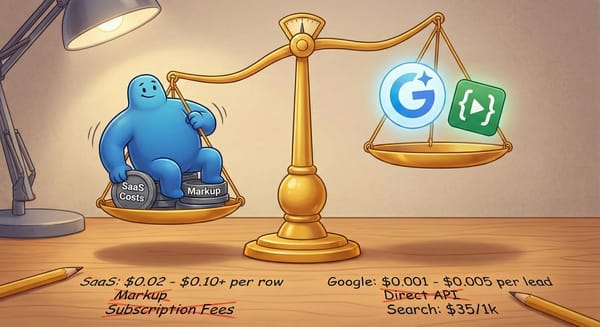 Moving Beyond expensive lead enrichment SaaS subscriptions with Gemini