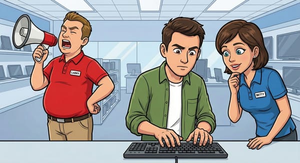 Stop shouting or you can't hear the signals